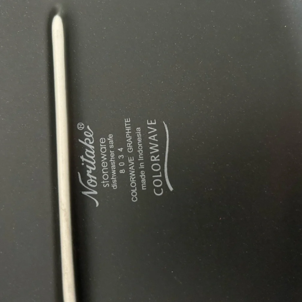 Noritake stoneware in grafite . Oval platter - Picture 5 of 5